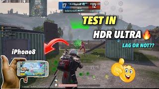 HDR ULTRA Graphics in iPhone8Will it Lag? iPhone8 PUBG Test