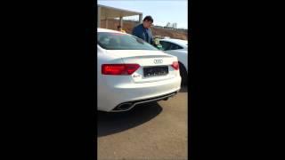 Audi RS5 VS. Jaguar F-Type, Sound, Revs!!!