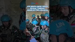 Biden NGAMUK seusai Tentara Indonesia & Sri Lanka Terluka, Minta Israel Tak Serang Pos PBB Lebanon