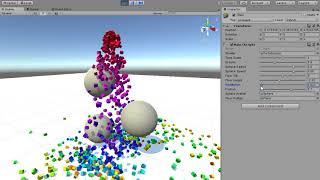 GPU Particles with Primitive Collider Physics