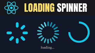 How To Create Spinner Loader In React JS Tutorial (Easy Method)