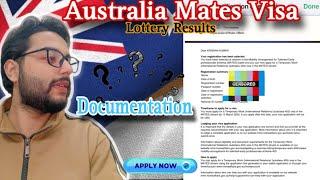 Mates Visa Australia 2 *Round Results* | Documents required for lottery visa | Australia lottery