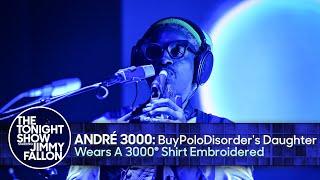 André 3000: BuyPoloDisorder's Daughter Wears A 3000® Shirt Embroidered | The Tonight Show