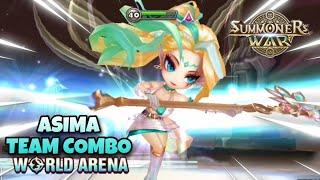 Asima Team Combo in World Arena Ep. 5 - Summoners War