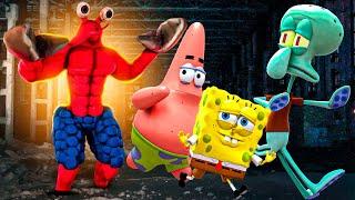 MUTANT MR. KRABS Hunts SpongeBob in HIDE & YEET!