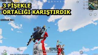 3 FİŞEK ATTIK ORTALIĞI KARIŞTIRDIK ! PUBG MOBİLE