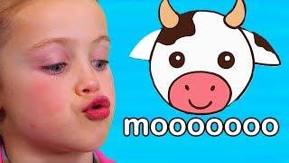 Teaches Animal Sounds | Moo Cow, Old MacDonald, and More!