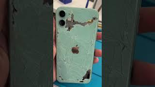 Insurance asked her $500 for replacement 🫡 Fixed in less then $200 from us within 30 minutes #apple