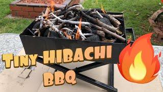 Tiny HIBACHI Style Charcoal BBQ