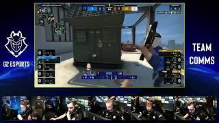 G2 COMMS DURING M0NESY 3K TAKING B SITE | G2 vs Liquid | CSGO IEM Katowice 2022