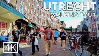 Utrecht Walking Tour 4K: From Utrecht Central to Domkerk ‍️ ASMR Natural Sounds