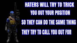 HATERS WILL TRY TO TRICK YOU OUT YOUR POSITION SO THEY CAN TAKE IT AND DO THE SAME THING ‍️