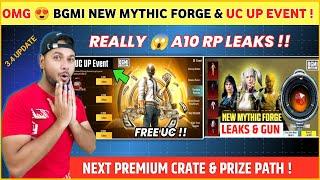 OMG  Next UC UP Event | Next Mythic Forge Bgmi | A10 Royal Pass | Next Premium Crate Bgmi