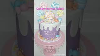 ‘Two Sweet’ Candy themed cake | No real candy required