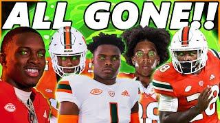 Miami Hurricanes Lose FIVE MORE Players to TRANSFER PORTAL | Others Leaving Soon