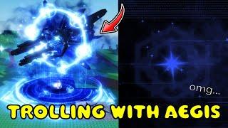 Trolling flex battle's with AEGIS! In Sols RNG Era 9