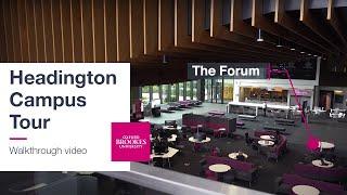 Headington Campus Tour | Oxford Brookes University