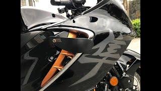 SUZUKI GEN3 HAYABUSA WINGLETS FRAME SLIDER (No Cut)