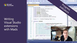 Writing Visual Studio Extensions with Mads - Progress indicators