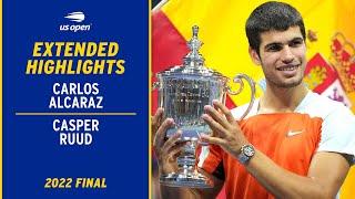 Carlos Alcaraz vs. Casper Ruud Extended Highlights | 2022 US Open Final