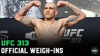 UFC 313: Official Weigh-Ins - Alex Pereira vs. Magomed Ankalaev