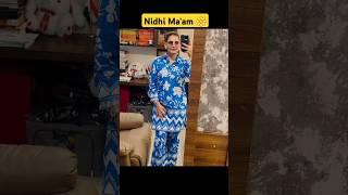 Nidhi Ma'am #foryoutube #ytshorts #foryou