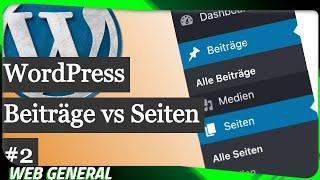 WordPress: Wann Seiten & wann Beiträge erstellen + Kategorien