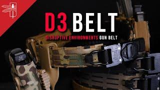 D3 BELT - The Disruptive Environments Gun Belt - Haley Strategic