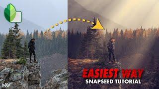 EASY & the BEST Way to Add SUNRAYS for a CINEMATIC Look in Snapseed Free App | Android | iPhone