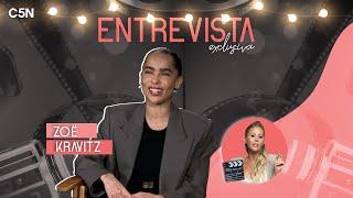 ZOË KRAVITZ debutó como DIRECTORA en 'BLINK TWICE' | ENTREVISTA EXCLUSIVA