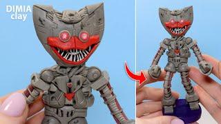 Making Robot HUGGY WUGGY Project Playtime with clay | Dimia clay tutorial