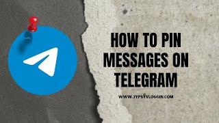 How to pin messages on telegram