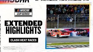 The Clash heat races at Bowman Gray Stadium | NASCAR Official Extended Highlights