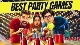 TRYING VIRAL PARTY GAMES WITH MY BROTHER & SISTER | Rimorav Vlogs