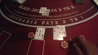 Blackjack after Dark w/ LeoSchneider  and Wells Fuego : 6 deck $500 buy in