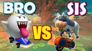 Her First Time Playing KNOCKOUT TOUR in Mario Kart World!!