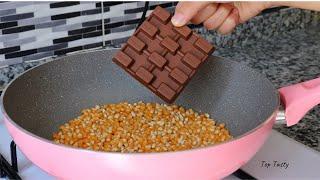 Best Chocolate Popcorn Recipe You Will Ever Eat - Just in 10 Minutes