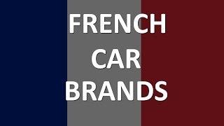 French Car Brands