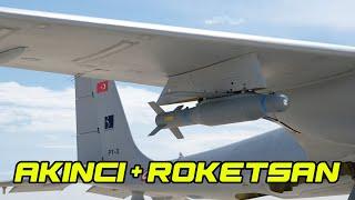 Turkey’s Akıncı UCAV Successfully hits Targets with Roketsan Munitions | AOD