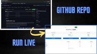 run any github repo and see it LIVE!!!
