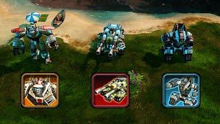 C&C Red Alert 3 - Comparing Super Tanks