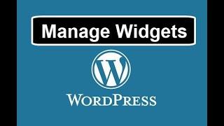 How To Add Widget In Wordpress