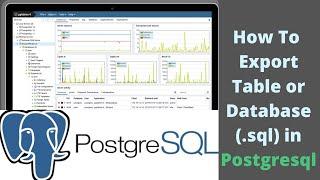 How to backup or export database with Pgadmin4 in PostgreSQL .