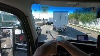 Rookie Trucker Misses Turn in Ohio