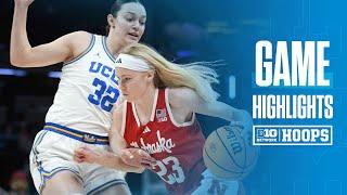 Nebraska vs. UCLA | Highlights | 2025 Big Ten Women's Basketball Tournament | 3/7/2025