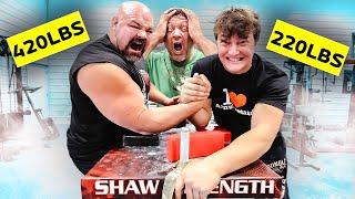 DEVON & AUDEN LARRATT TEACH BRIAN SHAW HOW TO PRESS