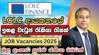 LOLC Job Vacancies Sri Lanka I Jobs Sinhala 2025 I New Job Vacancies