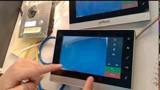 شرح شامل الإنتركم  المرئى من داهوا.... Dahua ip Intercom & Monitor Setting