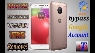 Moto E4 XT1762 Frp Remove 100% work nougat 7.1.1 (2018)