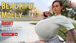 Beautiful Molly | Plus Size Fashion Trends: USA Curvy Runway Models New Clothing | Short Bio